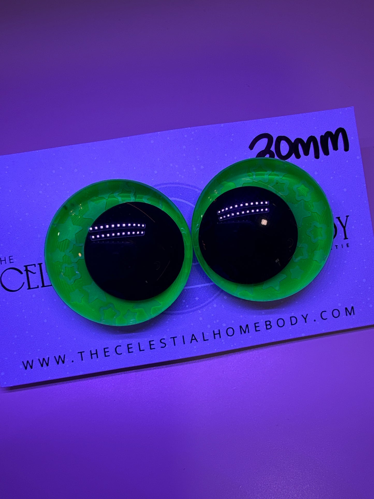 Star Command Glow-In-The-Dark 3D Safety Eyes