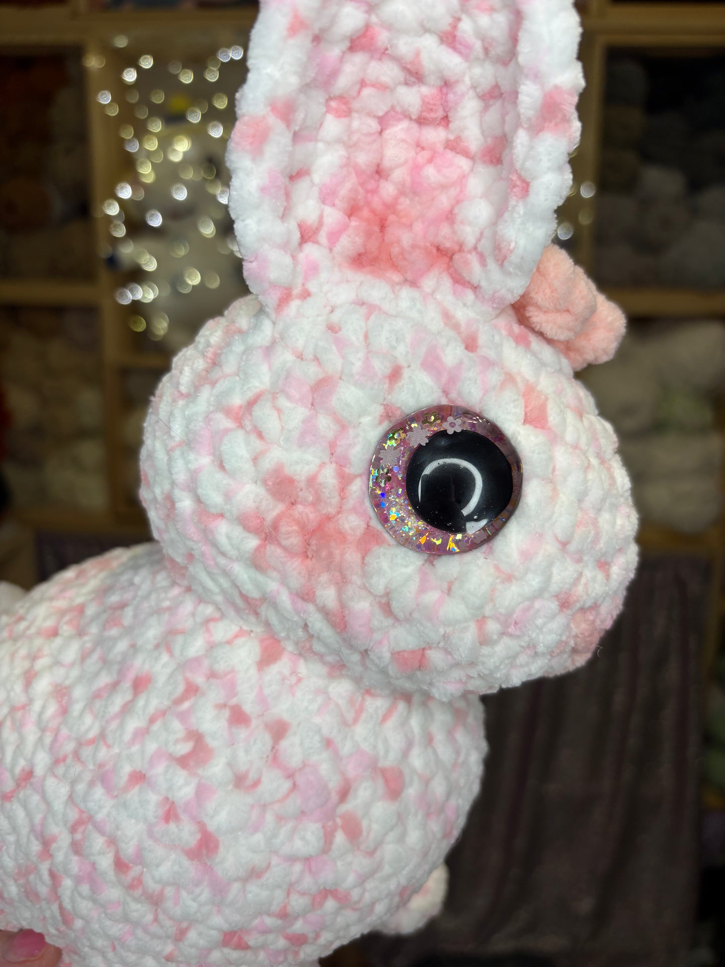 Sakura Cherry Blossom Bunny Handmade Crochet Plushie
