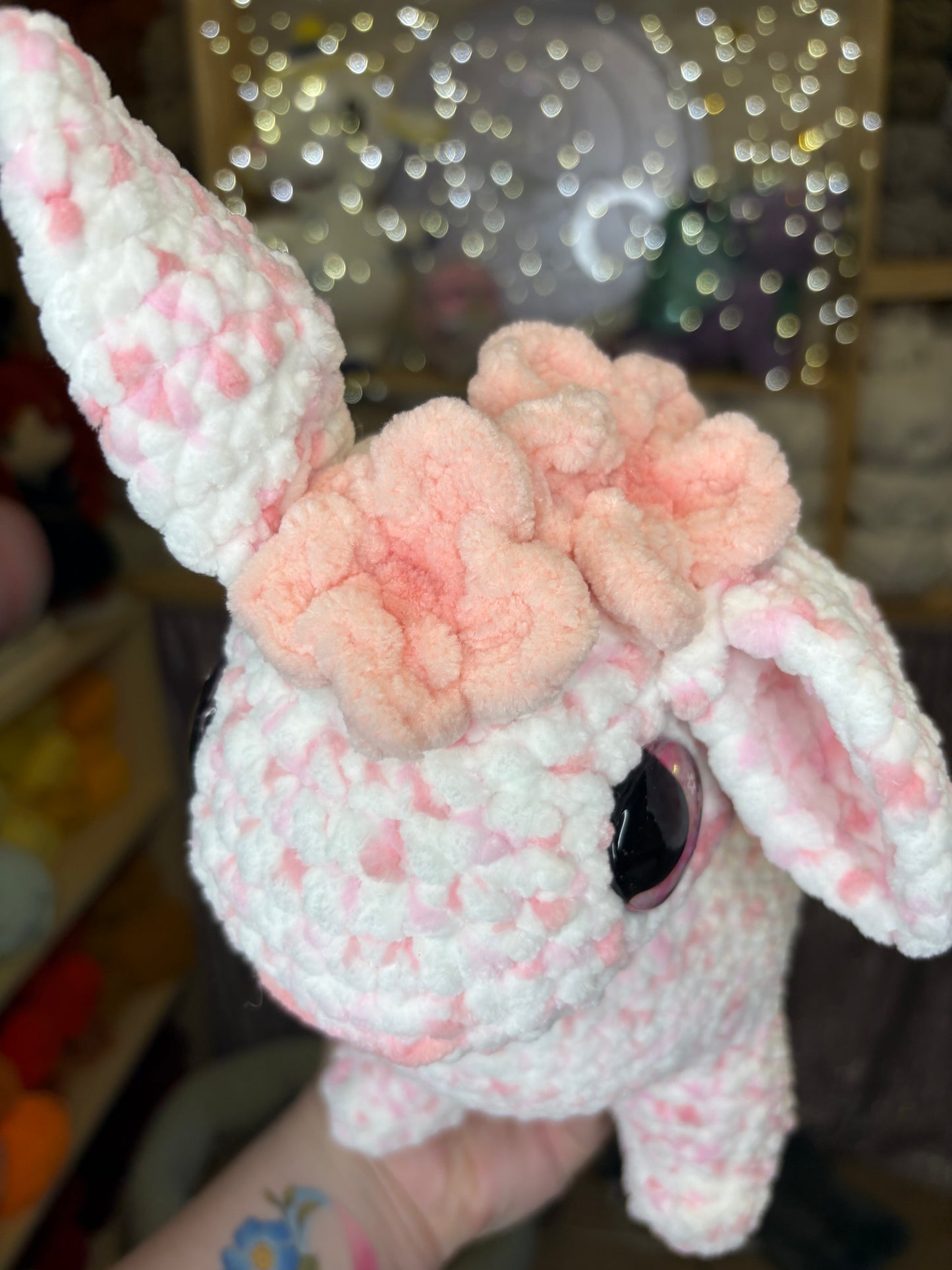 Sakura Cherry Blossom Bunny Handmade Crochet Plushie