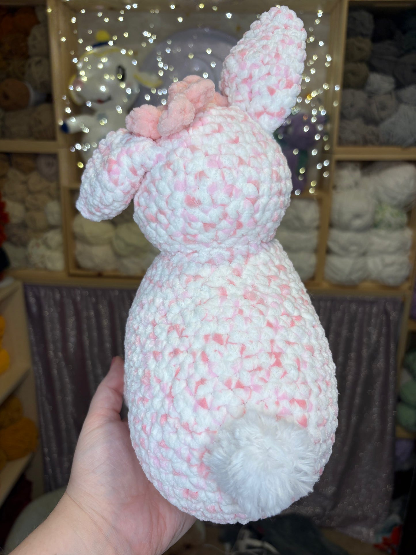 Sakura Cherry Blossom Bunny Handmade Crochet Plushie