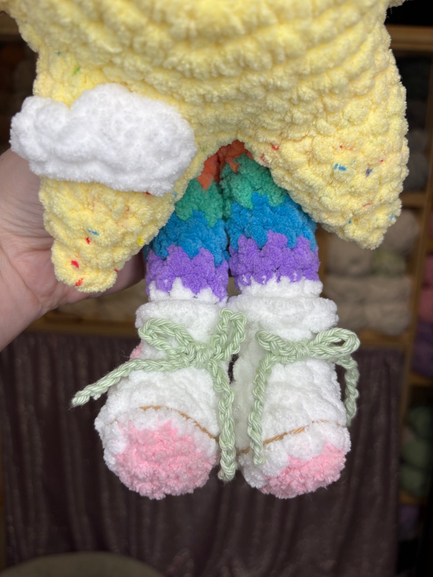 Sunshine Guy Handmade Crochet Plushie