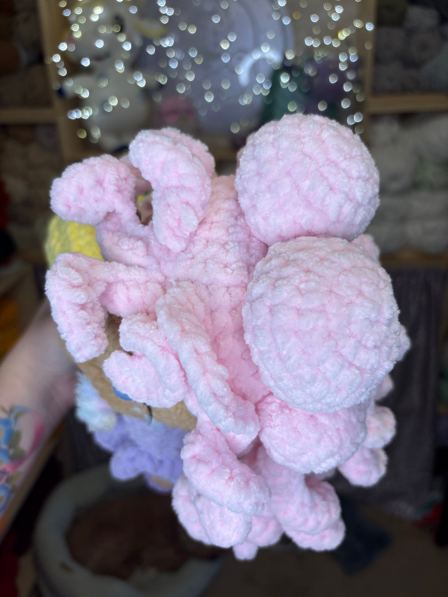Luna Doll on the Moon Handmade Crochet Plushie