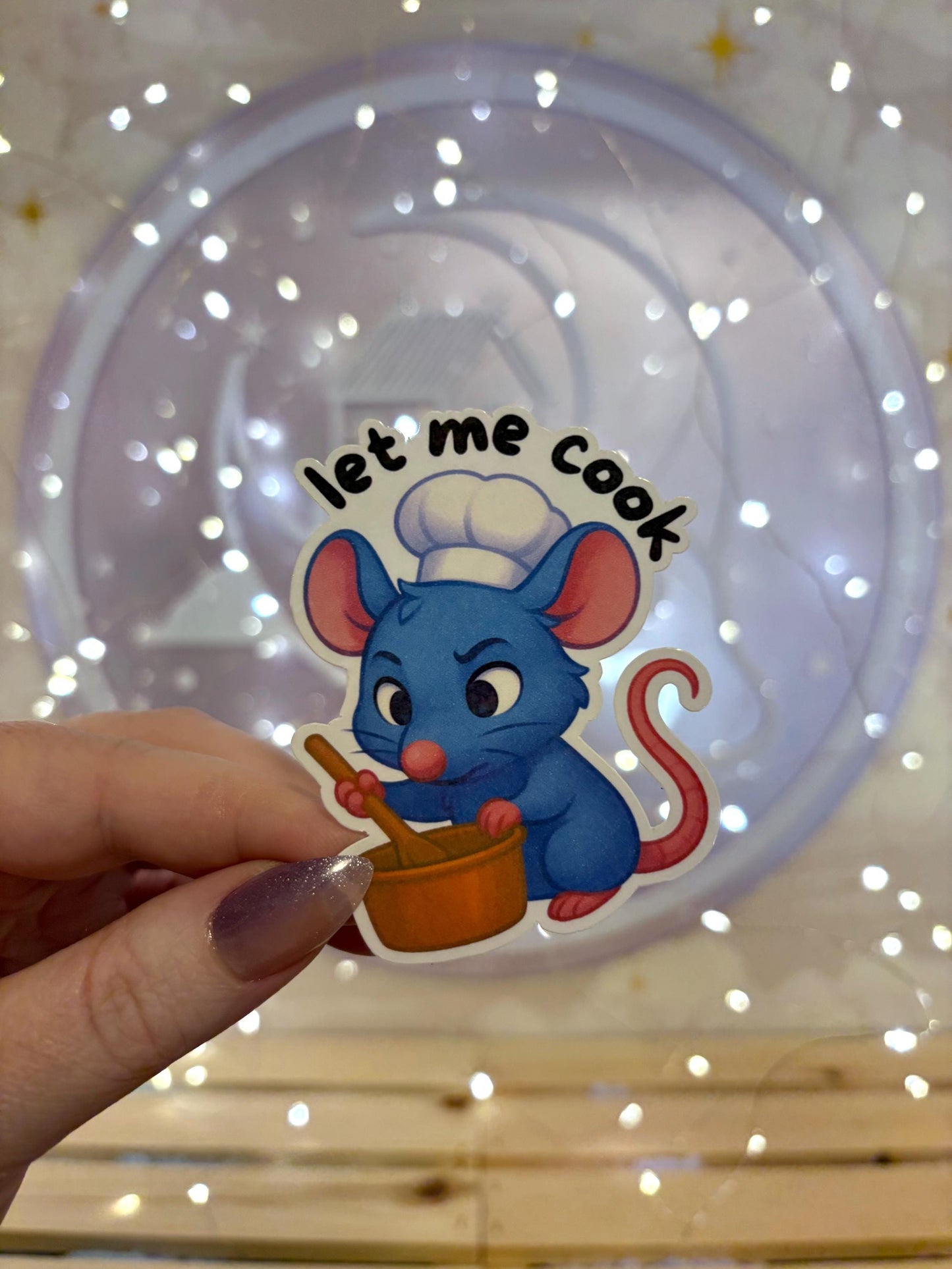 Let Me Cook Meme Sticker - Waterproof Sticker for Water Bottle/Stanley, Car, Laptop, Phone, Game Console