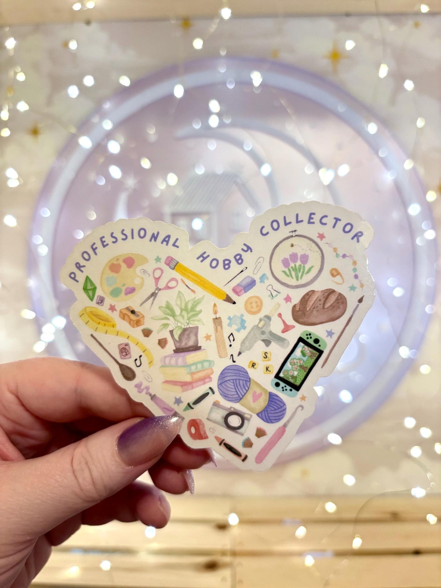 Professional Hobby Collector - Waterproof Sticker for Water Bottle/Stanley, Car, Laptop, Phone, Game Console