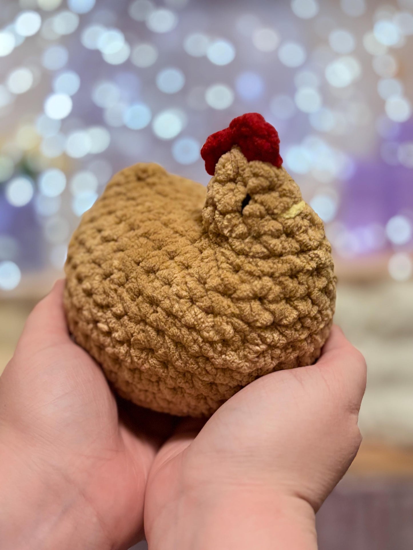 Stardew Valley Chicken Plushie | Handmade | Amigurumi | Super Soft | Gift | Gamer Office | Desk Ornament