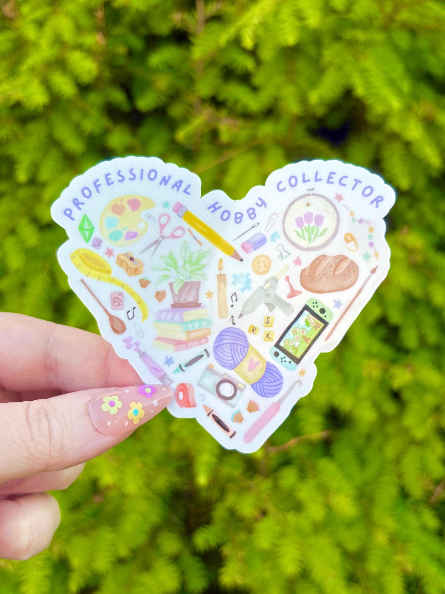 Professional Hobby Collector - Waterproof Sticker for Water Bottle/Stanley, Car, Laptop, Phone, Game Console