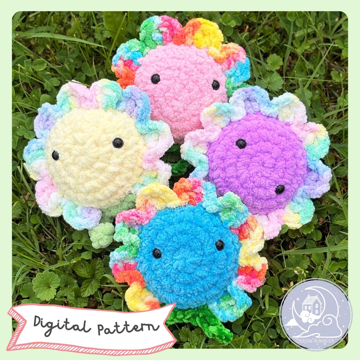 Flower Pal NO SEW Crochet Pattern Digital Download Quick Amigurumi Pattern Great for Market Prep!