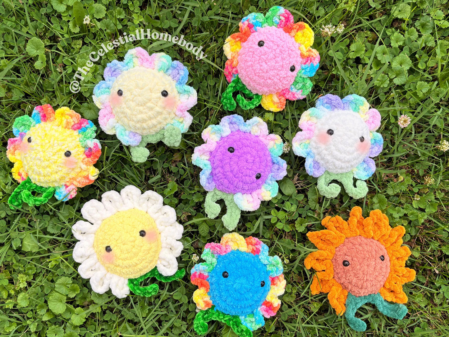 Flower Pal NO SEW Crochet Pattern Digital Download Quick Amigurumi Pattern Great for Market Prep!