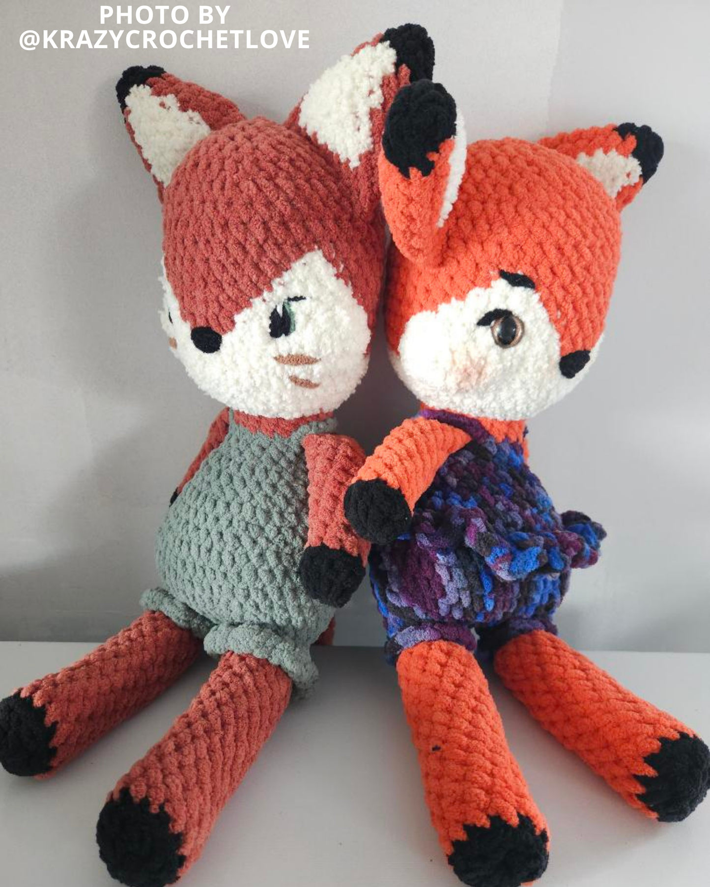 Finnegan the Fox No-Sew Crochet Amigurumi Pattern DIGITAL DOWNLOAD - Snuggle Sprites Collection