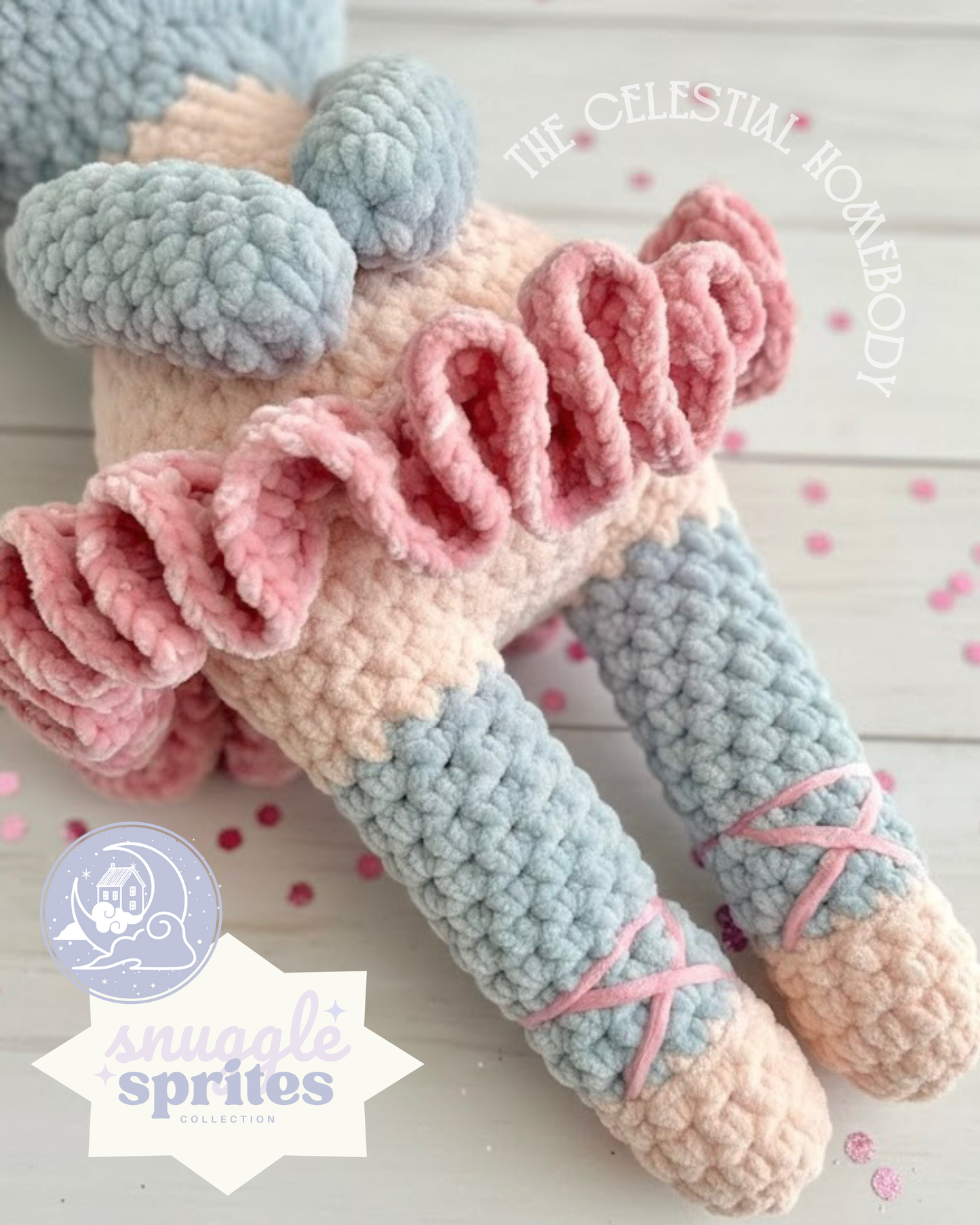 Maizey the Mouse Ballerina Crochet Amigurumi Pattern DIGITAL DOWNLOAD - Snuggle Sprites Collection