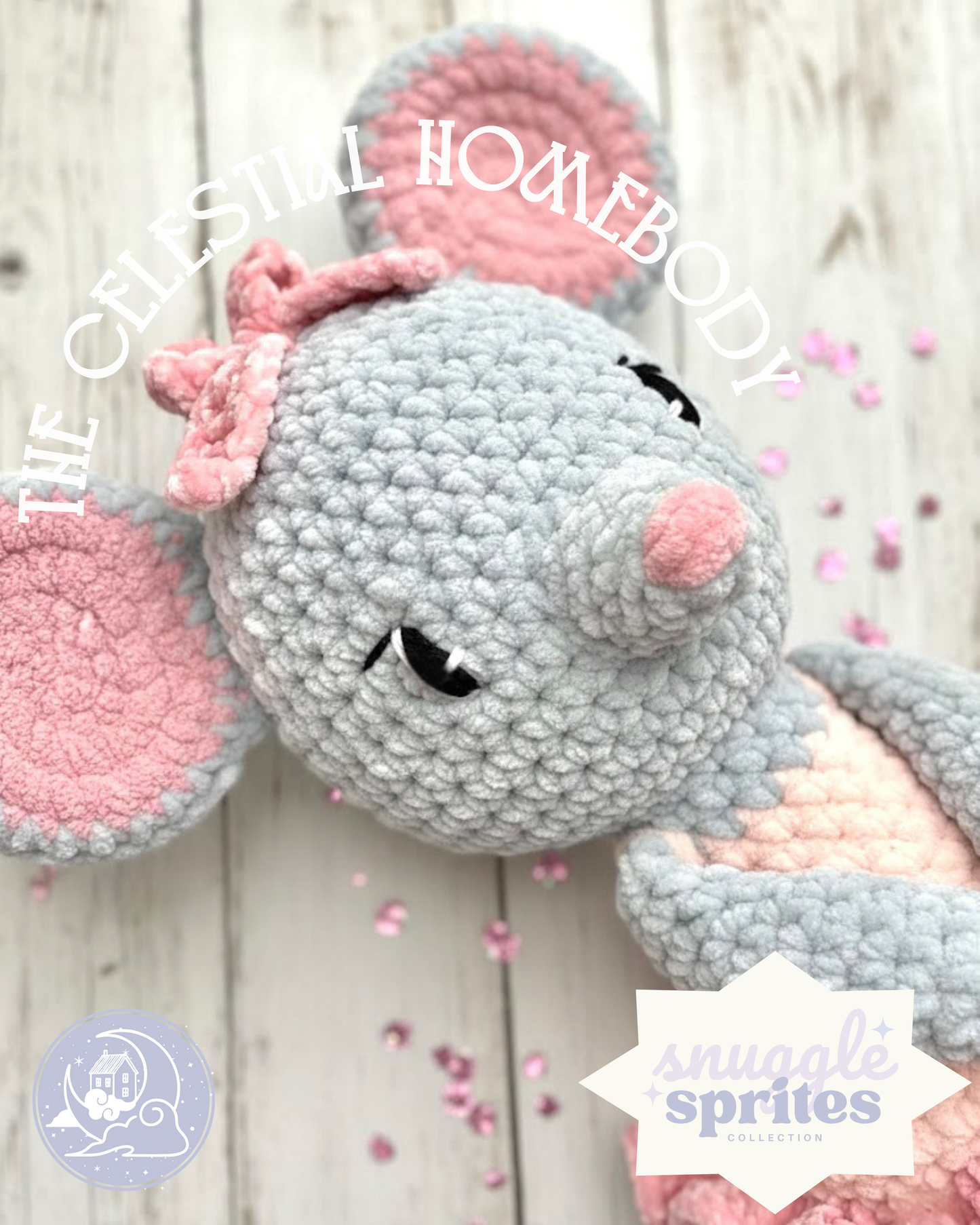Maizey the Mouse Ballerina Crochet Amigurumi Pattern DIGITAL DOWNLOAD - Snuggle Sprites Collection