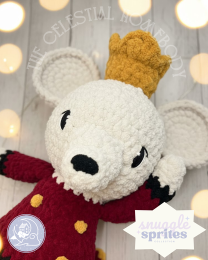 Maizey the Mouse Ballerina Crochet Amigurumi Pattern DIGITAL DOWNLOAD - Snuggle Sprites Collection