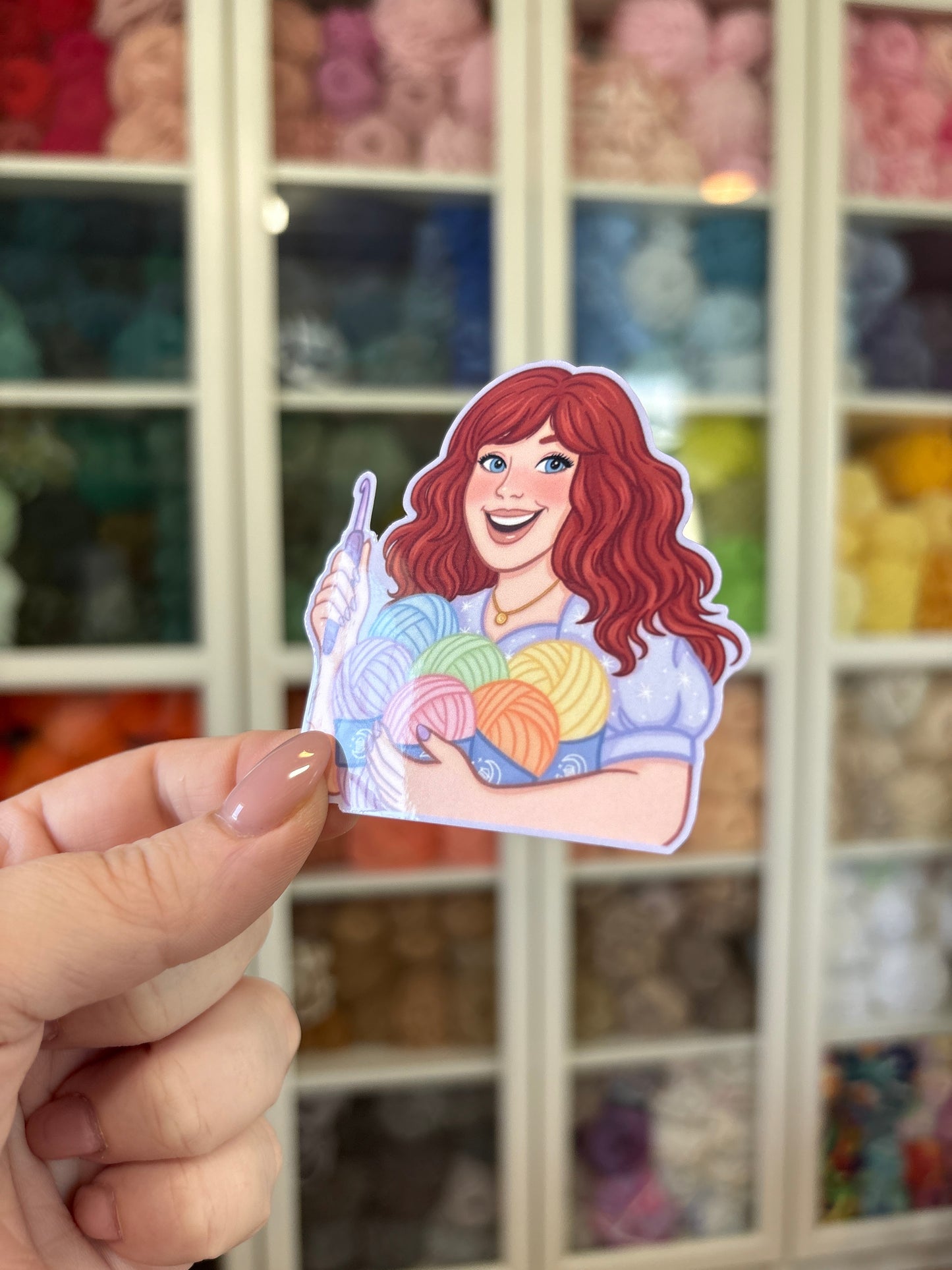 Katie the Celestial Homebody Avatar Sticker -  Waterproof Sticker for Water Bottle/Stanley, Car, Laptop, Phone, Game Console