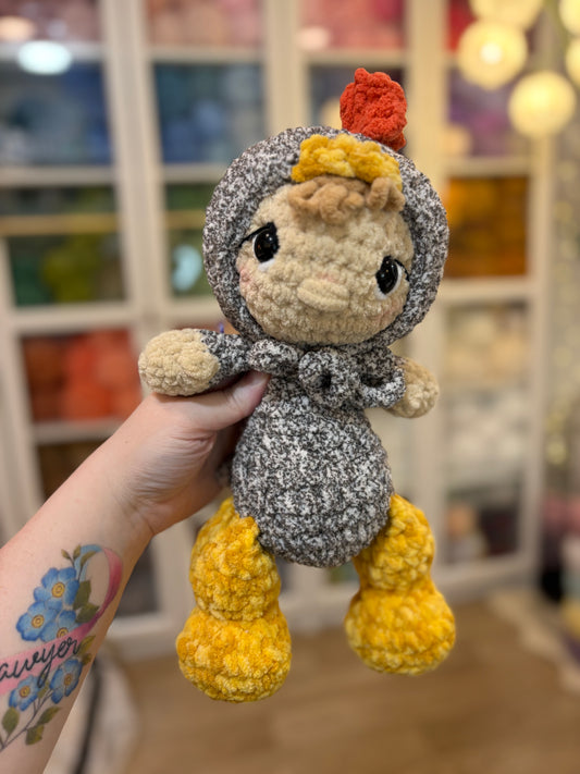 Baby Chicken Crochet Plushie