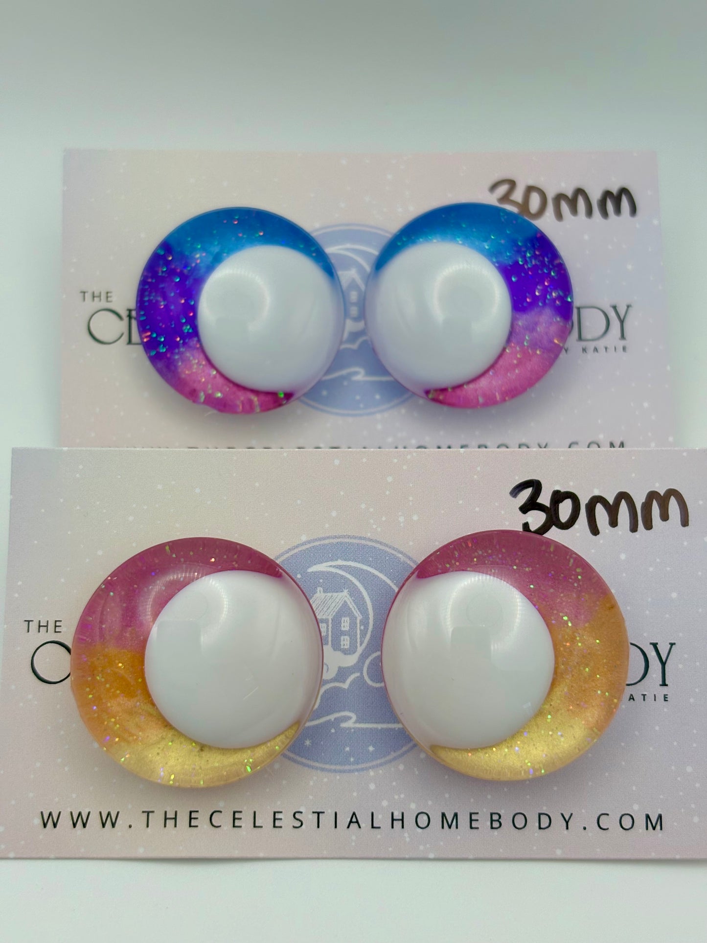 Sunset Ombre (Pink,Orange, Yellow) 3D Safety Eyes