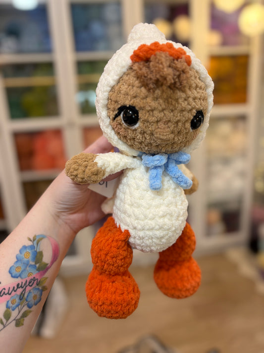 Baby Duck Crochet Plushie