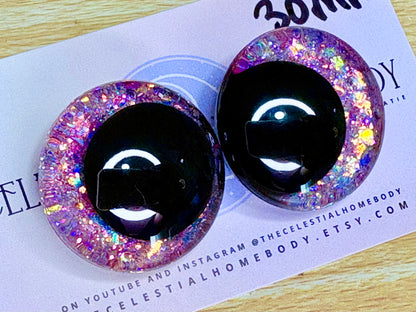 Opal Pastels Collection 3D Safety Sinker Eyes - 30mm, 25mm