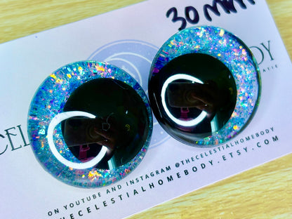 Opal Pastels Collection 3D Safety Sinker Eyes - 30mm, 25mm