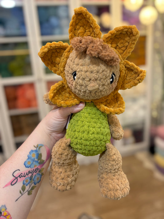Baby Sunflower Crochet Plushie
