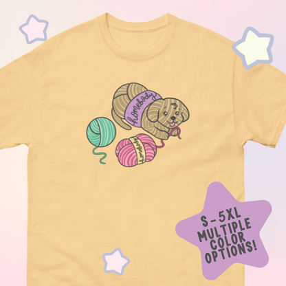 Yarn Doggy Knitter/Crocheter Unisex Classic Tee T-Shirt