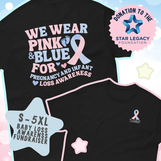 Pink and Blue for Baby Loss Awareness Fundraiser Unisex Classic Tee T-Shirt