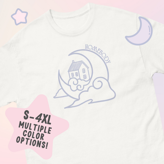 Homebody Logo House on the Moon Unisex T-Shirt