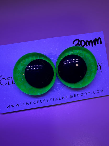 Star Command Glow-In-The-Dark 3D Safety Eyes