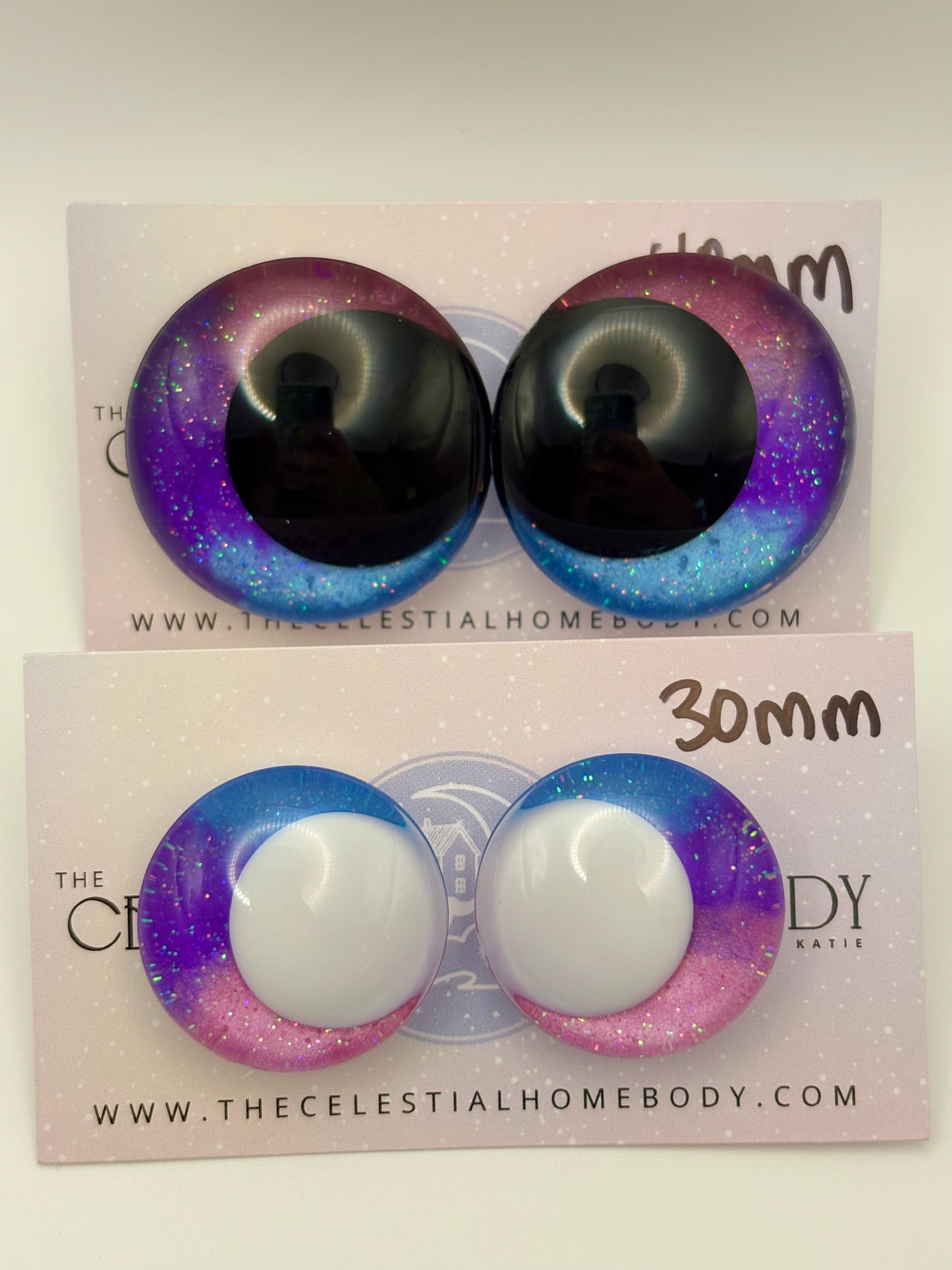 Sunrise Ombre (Pink, Purple, Blue) 3D Safety Eyes