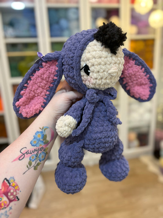 Baby Donkey Crochet Plushie