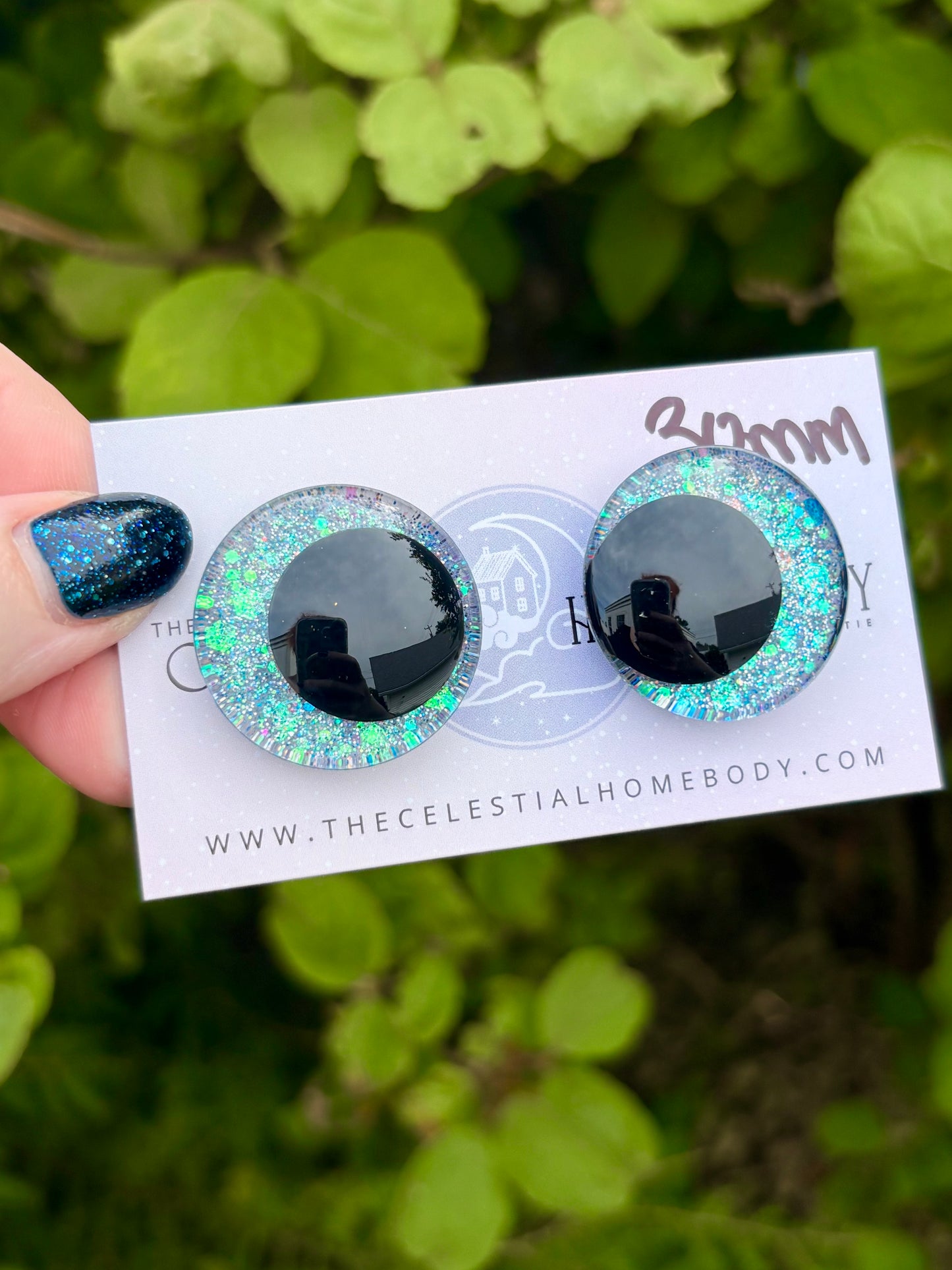 Glass Slipper Silver/Blue - 3D Safety Eyes