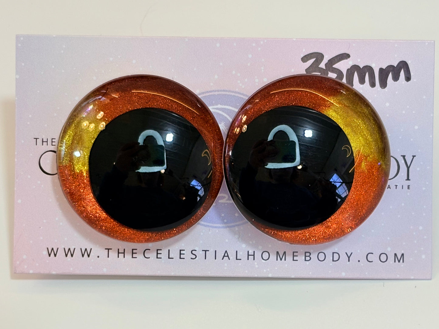 Derpy Tiger 3D Safety Eyes - 20mm, 30mm, 35mm
