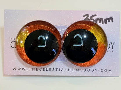 Derpy Tiger 3D Safety Eyes - 20mm, 30mm, 35mm