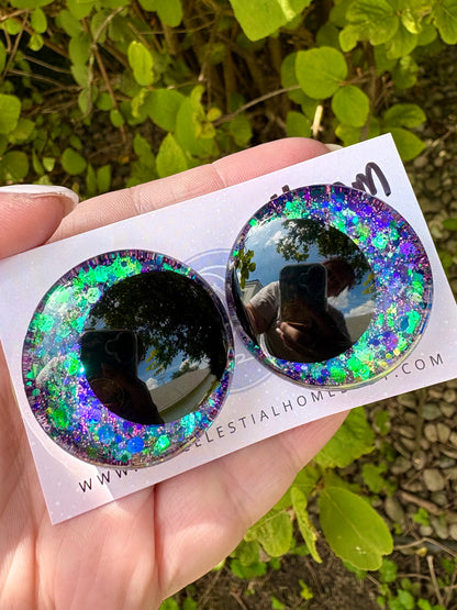 Mermaid Mood Color Shifting Teal/Blue/Green/Purple - 3D Safety Eyes
