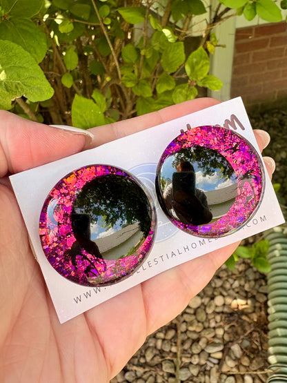 Synthwave Palm Tree Color Shifting Magenta/Orange - 3D Safety Eyes