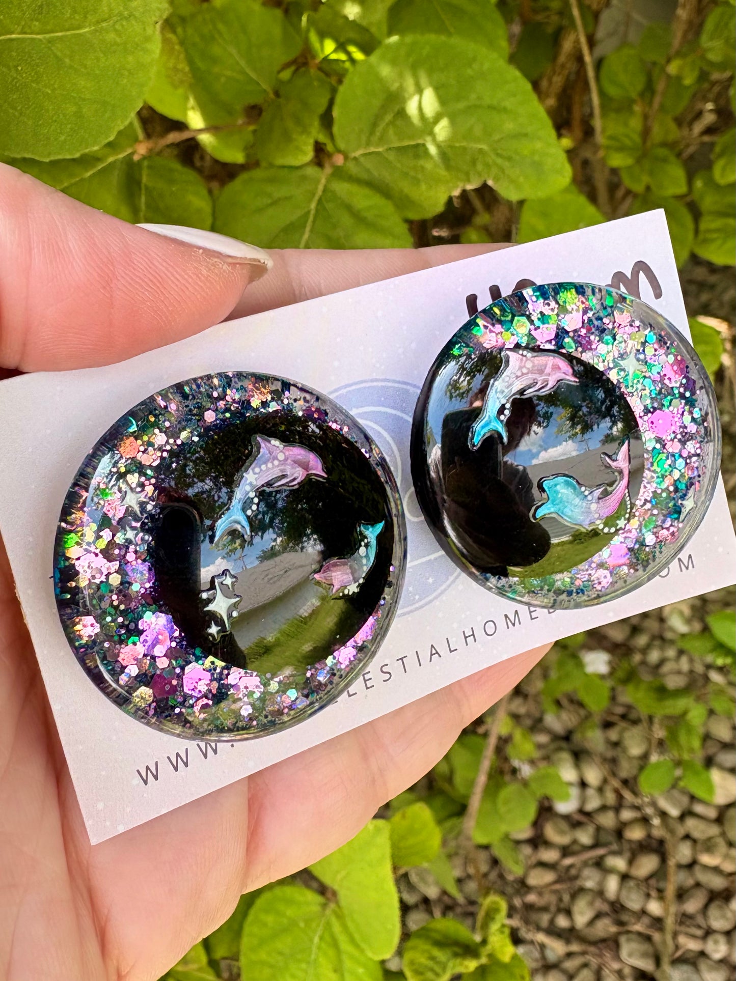 Y2K Dolphin Color Shifting Blue/Pink - 3D Safety Eyes