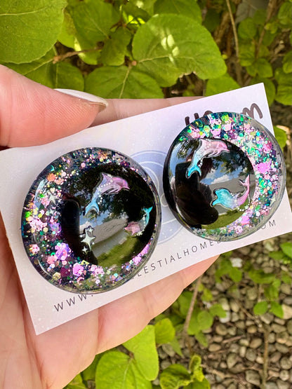 Y2K Dolphin Color Shifting Blue/Pink - 3D Safety Eyes