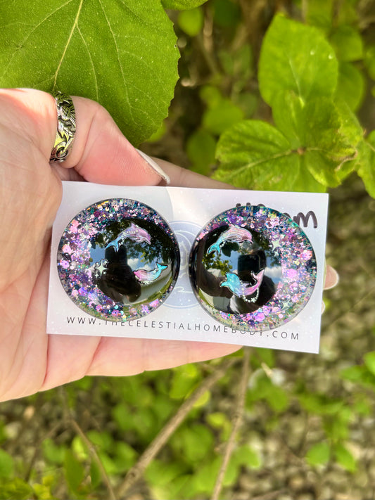 Y2K Dolphin Color Shifting Blue/Pink - 3D Safety Eyes