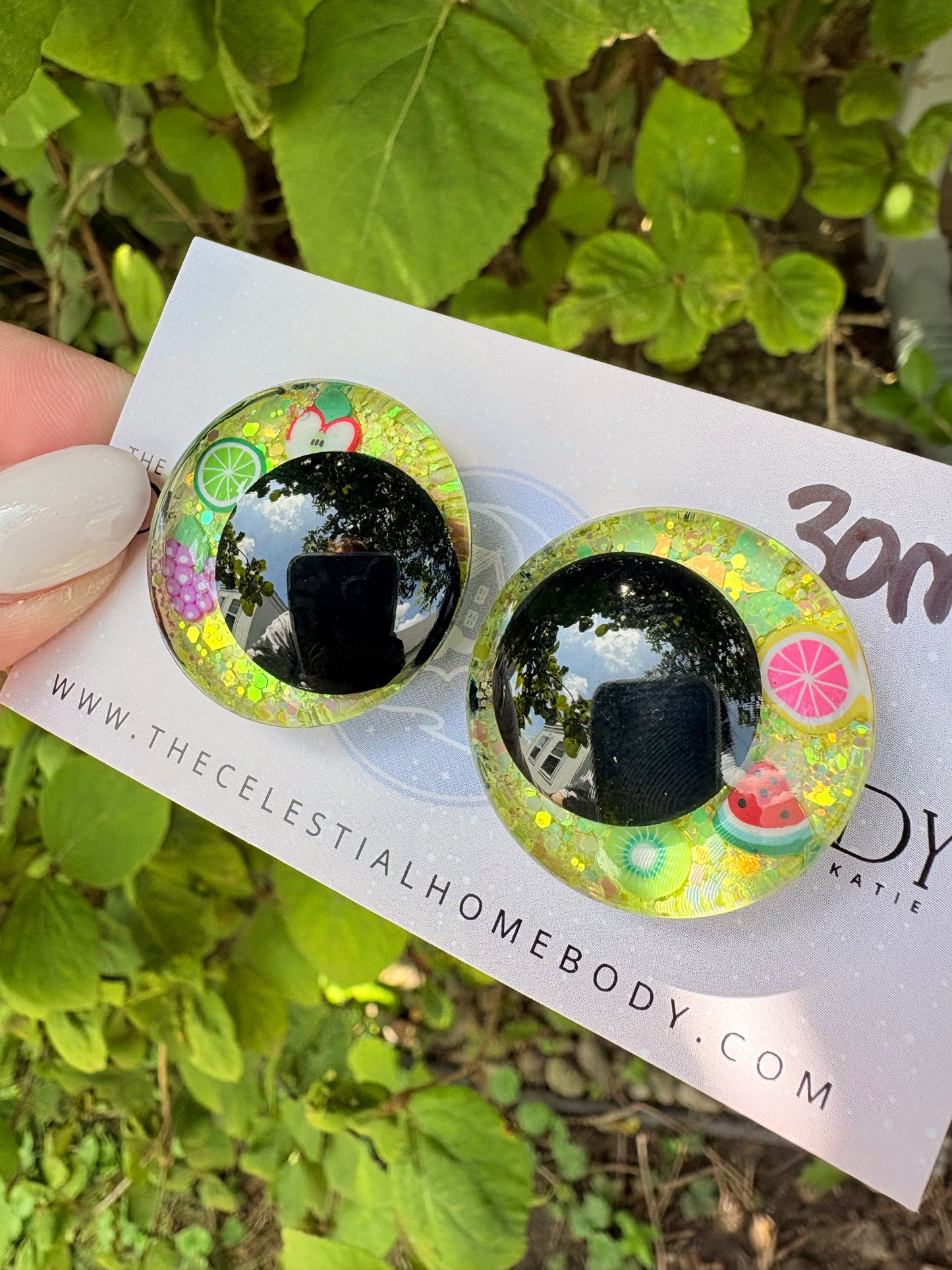 Summer Fruit Neon Yellow - 3D Safety Eyes 30mm