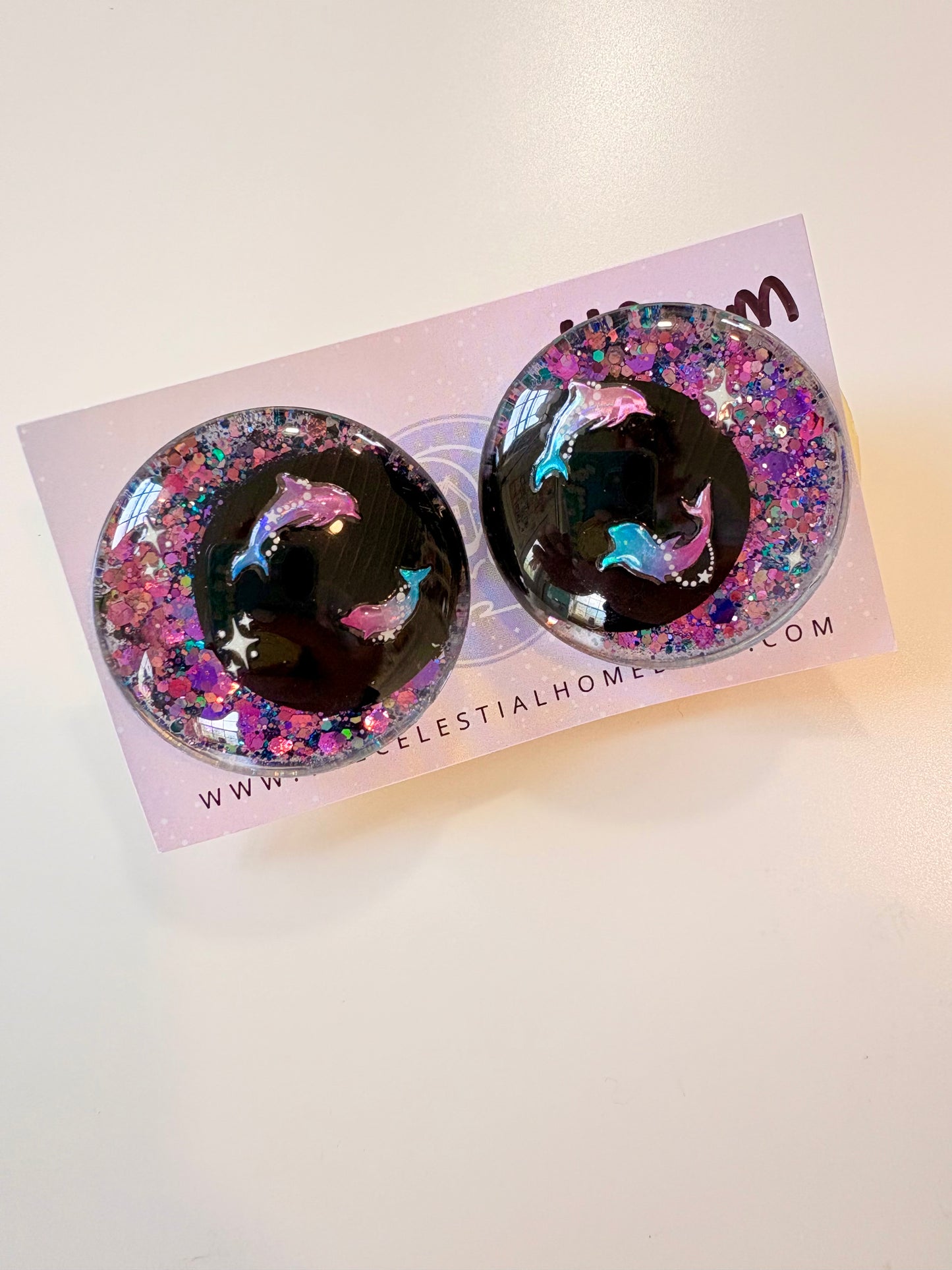 Y2K Dolphin Color Shifting Blue/Pink - 3D Safety Eyes