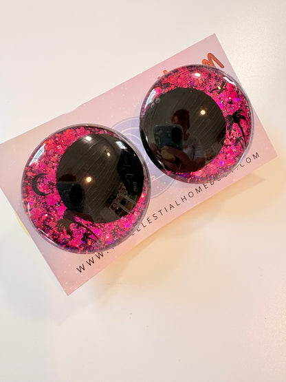 Synthwave Palm Tree Color Shifting Magenta/Orange - 3D Safety Eyes