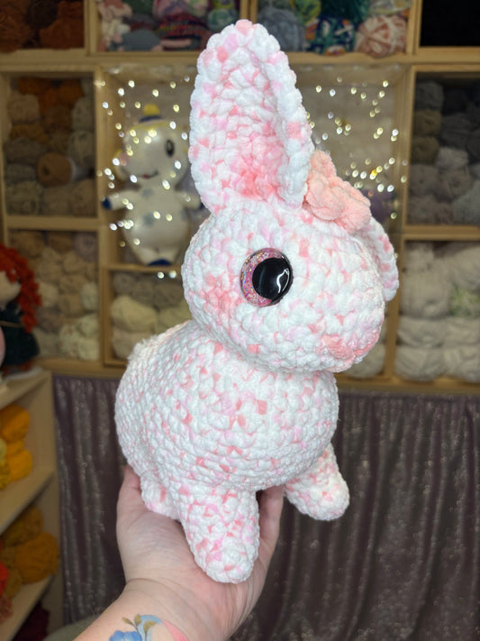 Sakura Cherry Blossom Bunny Handmade Crochet Plushie