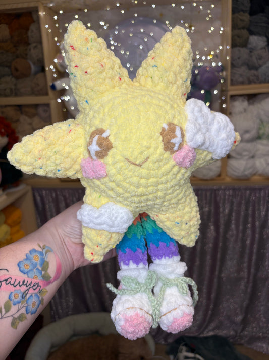 Sunshine Guy Handmade Crochet Plushie