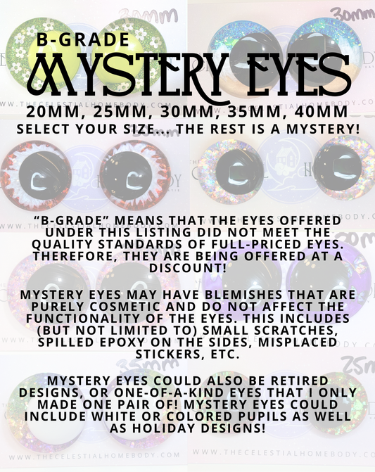 Mystery Hand-Painted Safety Eyes