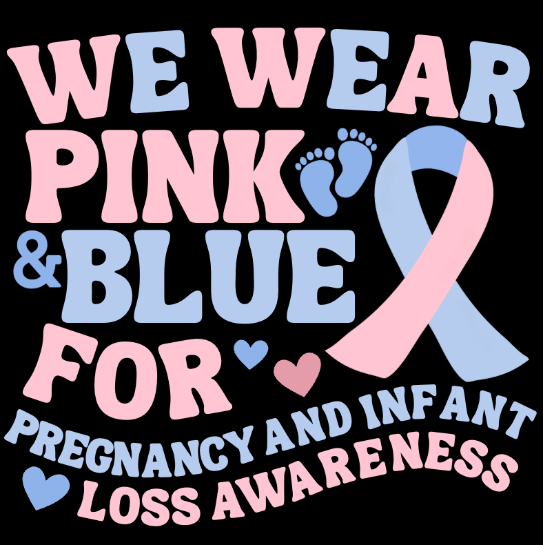 Pink and Blue for Baby Loss Awareness Fundraiser Unisex Classic Tee T-Shirt