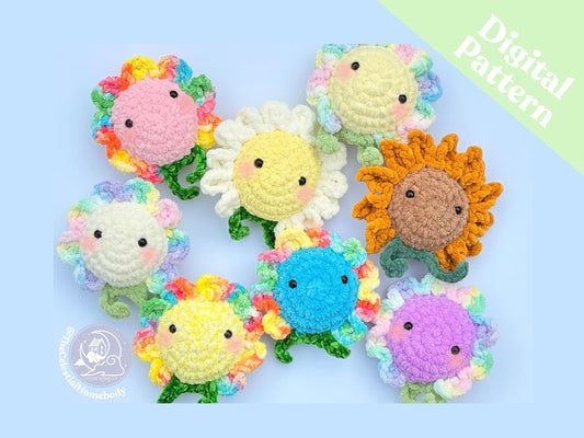 Flower Pal NO SEW Crochet Pattern Digital Download Quick Amigurumi Pattern Great for Market Prep!