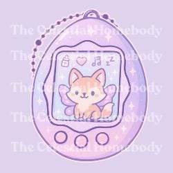 Nova the Digital Pet Sticker - Holographic Waterproof Sticker for Water Bottle/Stanley, Car, Laptop, Phone, Game Console