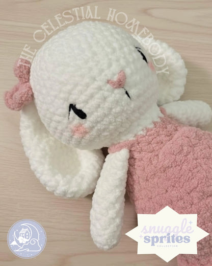 Blossom the Bunny No-Sew Crochet Amigurumi Pattern DIGITAL DOWNLOAD - Snuggle Sprites Collection